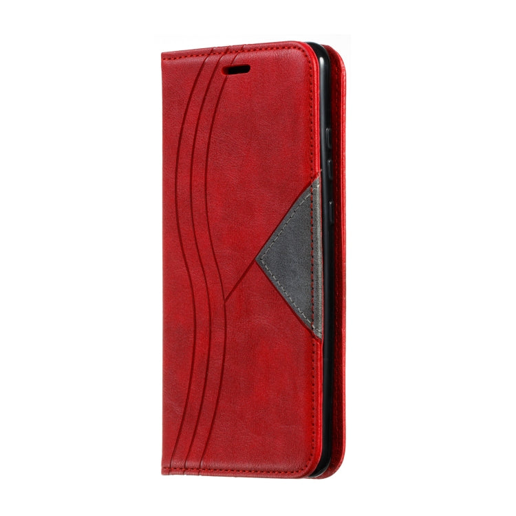 For Huawei Mate 30 Splicing Color Magnetic Hem Horizontal Flip Leather Case with Holder & Card Slots