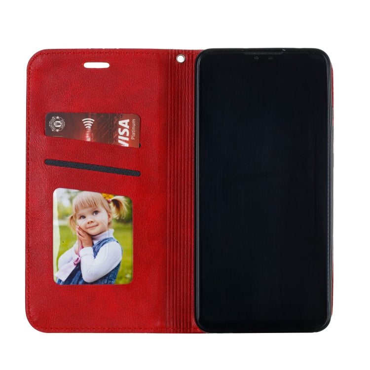 For Huawei Mate 30 Splicing Color Magnetic Hem Horizontal Flip Leather Case with Holder & Card Slots