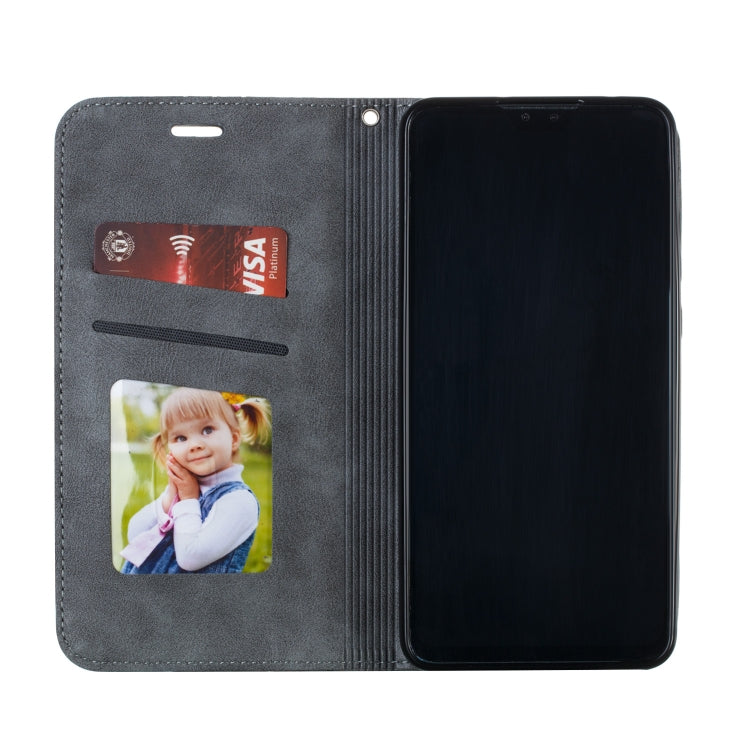 For Huawei Mate 30 Splicing Color Magnetic Hem Horizontal Flip Leather Case with Holder & Card Slots