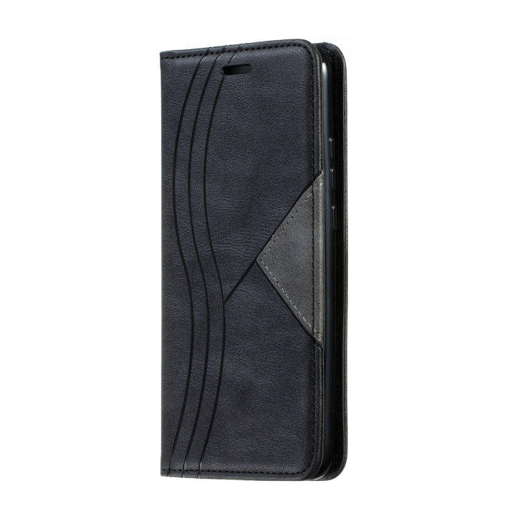 For Huawei Mate 30 Lite / Nova 5i Pro Splicing Color Magnetic Hem Horizontal Flip Leather Case with Holder & Card Slots