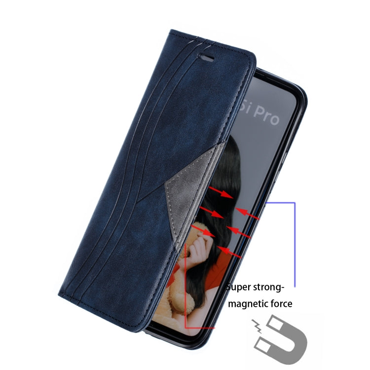 For Huawei Mate 30 Lite / Nova 5i Pro Splicing Color Magnetic Hem Horizontal Flip Leather Case with Holder & Card Slots
