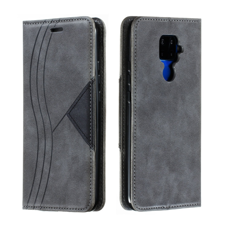For Huawei Mate 30 Lite / Nova 5i Pro Splicing Color Magnetic Hem Horizontal Flip Leather Case with Holder & Card Slots