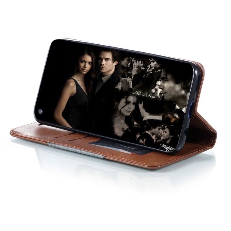 For Huawei Mate 30 Lite / Nova 5i Pro Splicing Color Magnetic Hem Horizontal Flip Leather Case with Holder & Card Slots