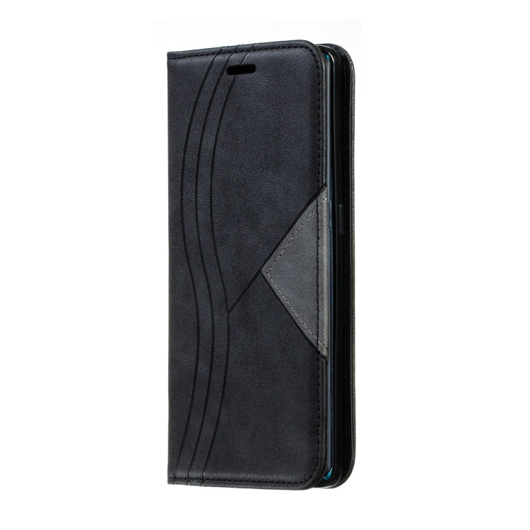 For Huawei Mate 30 Pro Splicing Color Magnetic Hem Horizontal Flip Leather Case with Holder & Card Slots