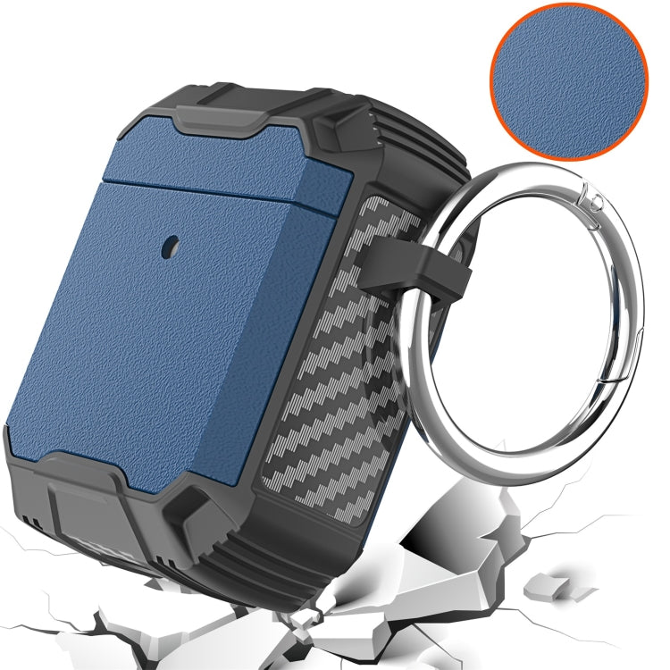 Wireless Earphone TPU + PC Shockproof Case with Hook For AirPods 1 / 2