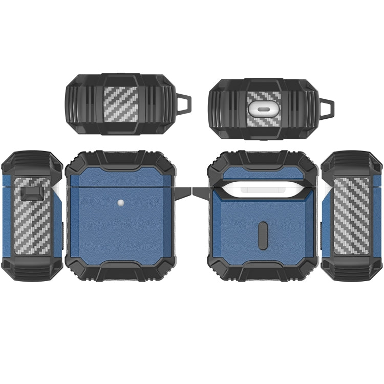 Wireless Earphone TPU + PC Shockproof Case with Hook For AirPods 1 / 2