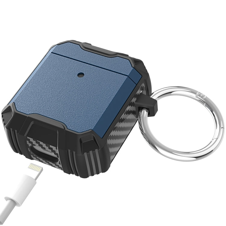 Wireless Earphone TPU + PC Shockproof Case with Hook For AirPods 1 / 2