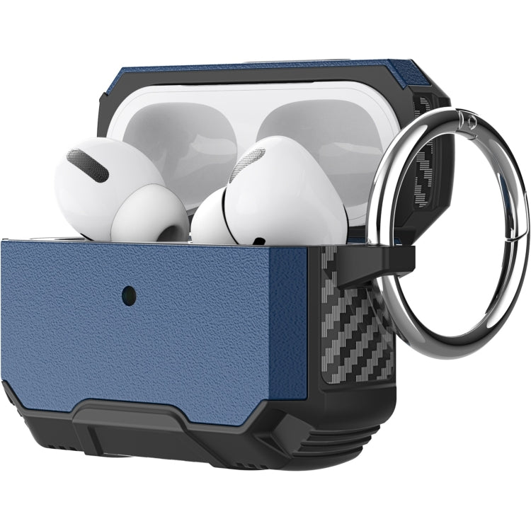 Wireless Earphone TPU + PC Shockproof Case with Hook For AirPods Pro
