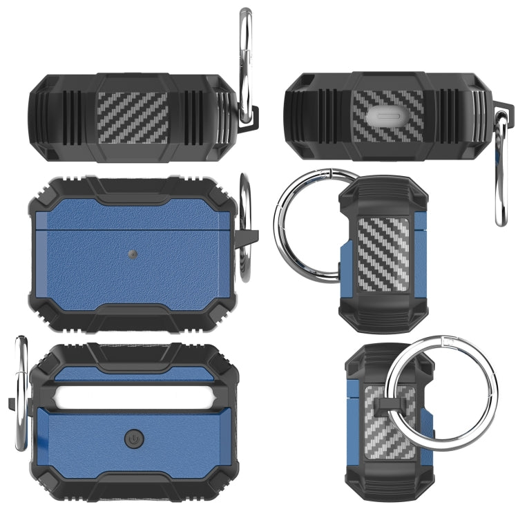 Wireless Earphone TPU + PC Shockproof Case with Hook For AirPods Pro