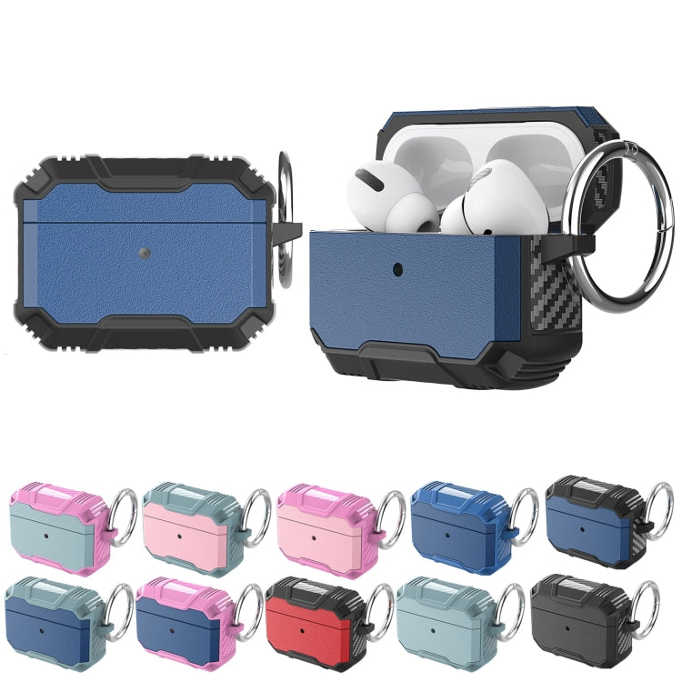 Wireless Earphone TPU + PC Shockproof Case with Hook For AirPods Pro