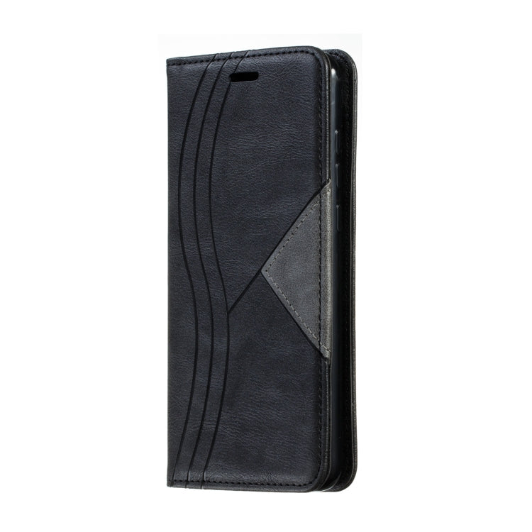 For Huawei P20 Pro / P20 Plus Splicing Color Magnetic Hem Horizontal Flip Leather Case with Holder & Card Slots