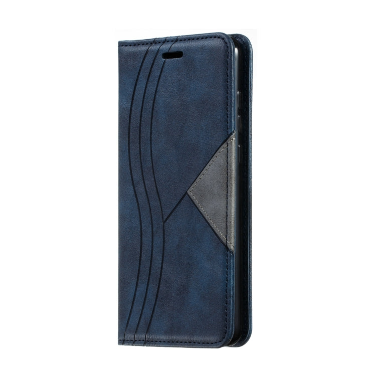 For Huawei P20 Pro / P20 Plus Splicing Color Magnetic Hem Horizontal Flip Leather Case with Holder & Card Slots