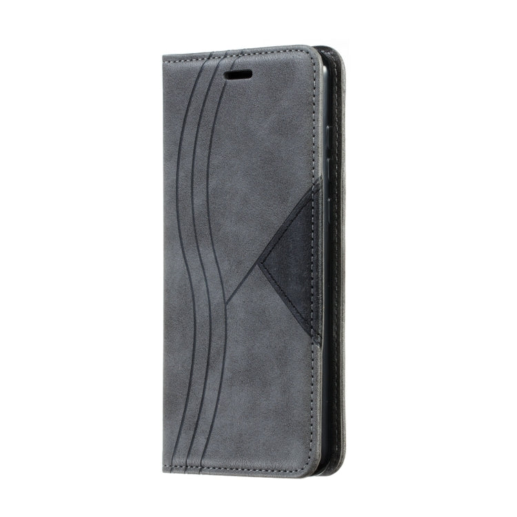 For Huawei P20 Pro / P20 Plus Splicing Color Magnetic Hem Horizontal Flip Leather Case with Holder & Card Slots