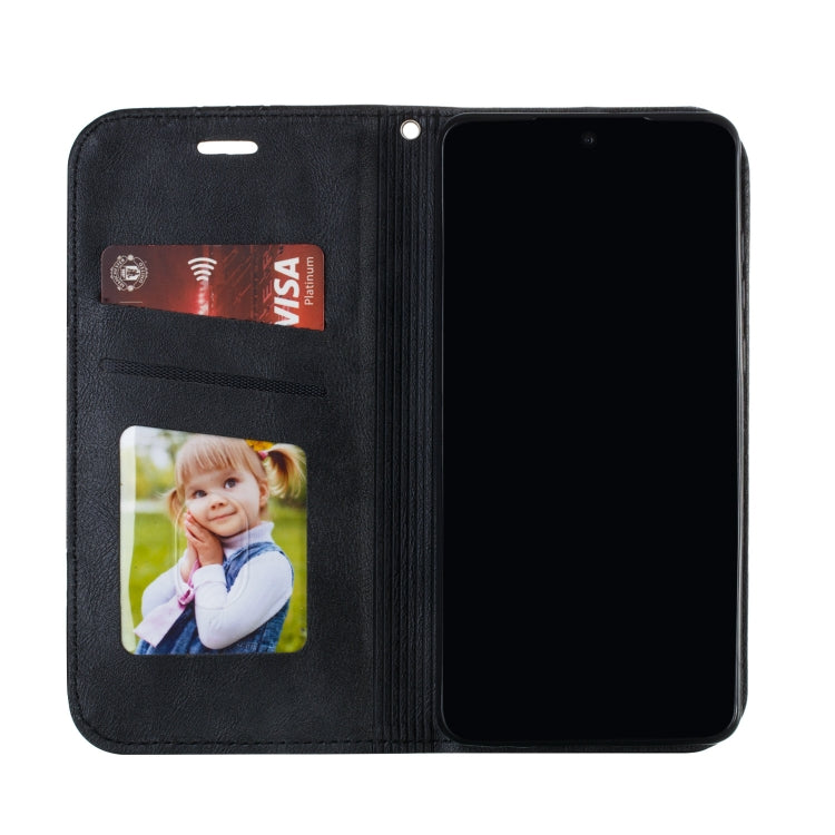 For Huawei P30 Splicing Color Magnetic Hem Horizontal Flip Leather Case with Holder & Card Slots