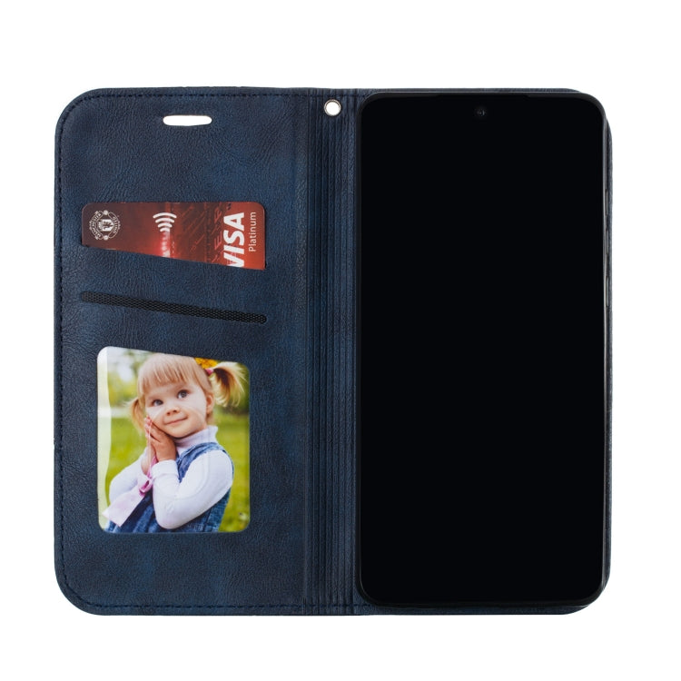 For Huawei P30 Splicing Color Magnetic Hem Horizontal Flip Leather Case with Holder & Card Slots