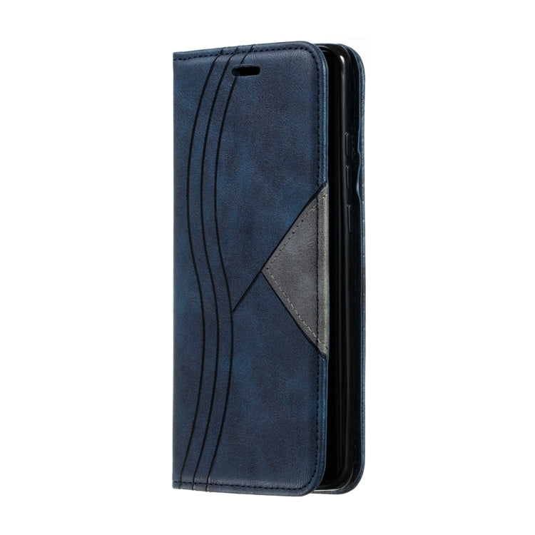 For Huawei P30 Pro Splicing Color Magnetic Hem Horizontal Flip Leather Case with Holder & Card Slots