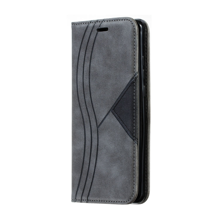 For Huawei P30 Pro Splicing Color Magnetic Hem Horizontal Flip Leather Case with Holder & Card Slots