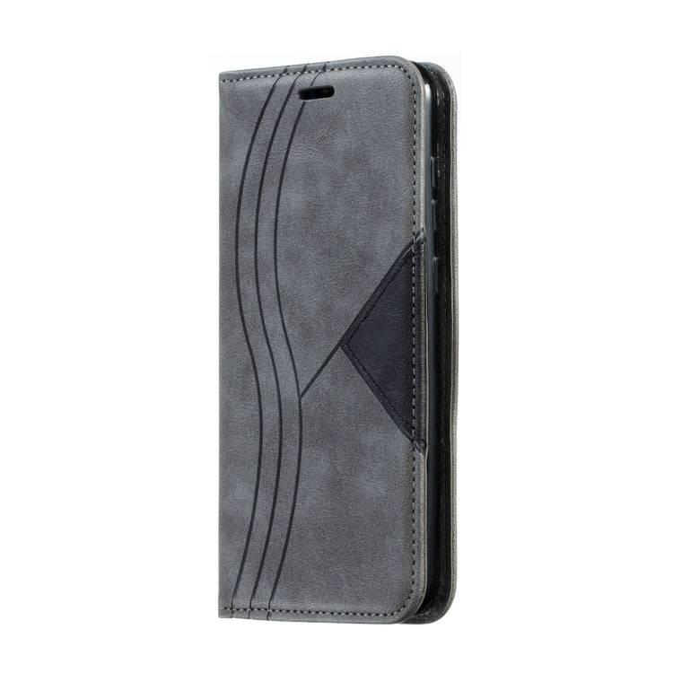 For Huawei Y7 2019 / Enjoy 9 / Y7 Prime 2019 / Y7 Pro 2019 Splicing Color Magnetic Hem Horizontal Flip Leather Case with Holder & Card Slots