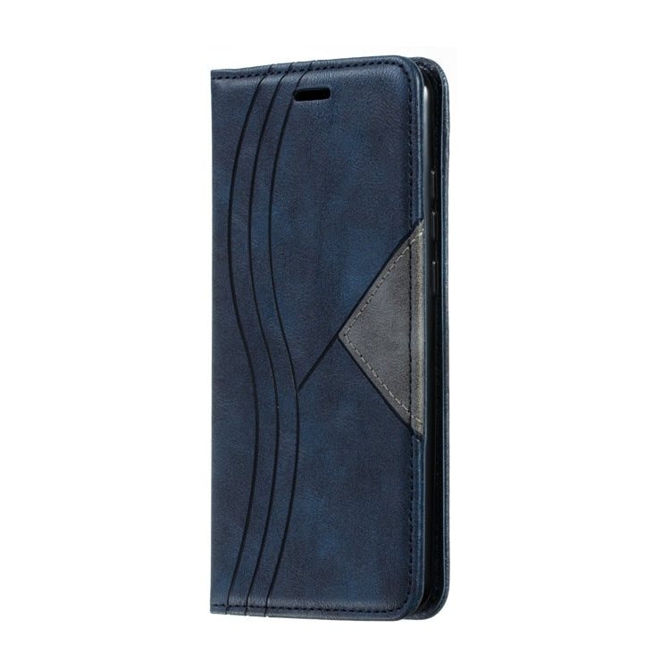 For Huawei Enjoy 9s / P Smart Plus 2019 / Honor 10i / 20i / 20 Lite Splicing Color Magnetic Hem Horizontal Flip Leather Case with Holder & Card Slots