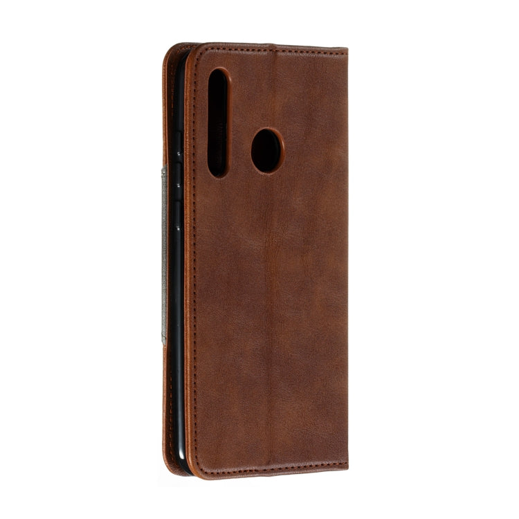 For Huawei Enjoy 9s / P Smart Plus 2019 / Honor 10i / 20i / 20 Lite Splicing Color Magnetic Hem Horizontal Flip Leather Case with Holder & Card Slots
