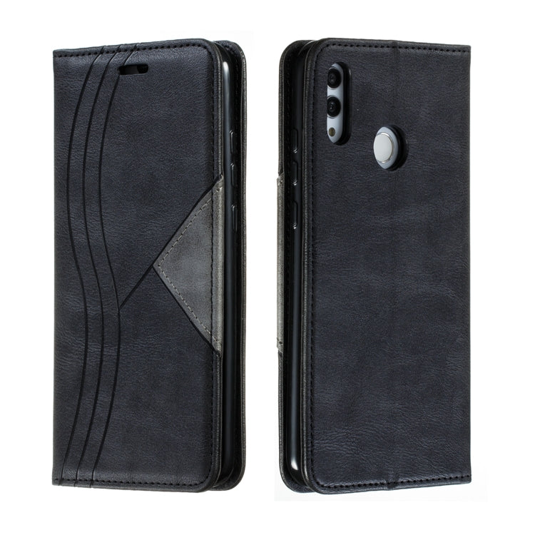 For Huawei Honor 10 Lite / P Smart 2019 / Nova 3 Lite Splicing Color Magnetic Hem Horizontal Flip Leather Case with Holder & Card Slots