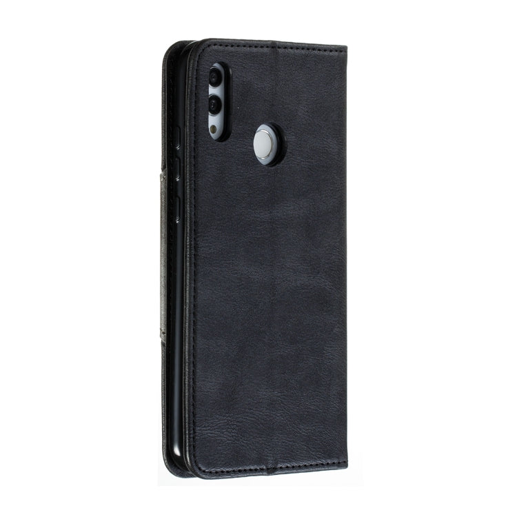 For Huawei Honor 10 Lite / P Smart 2019 / Nova 3 Lite Splicing Color Magnetic Hem Horizontal Flip Leather Case with Holder & Card Slots