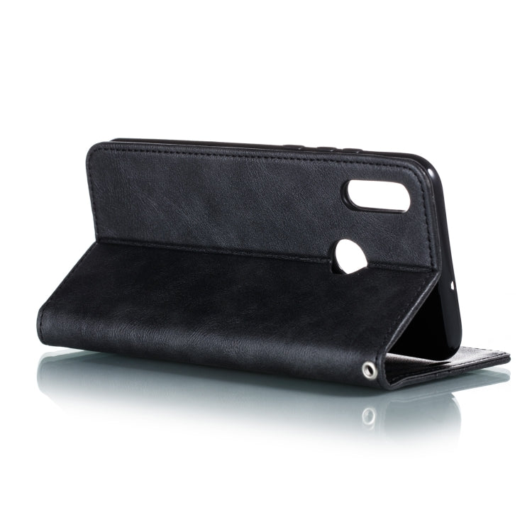 For Huawei Honor 10 Lite / P Smart 2019 / Nova 3 Lite Splicing Color Magnetic Hem Horizontal Flip Leather Case with Holder & Card Slots