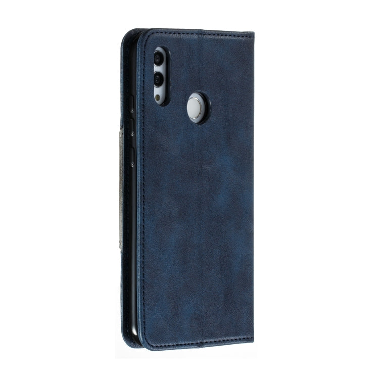 For Huawei Honor 10 Lite / P Smart 2019 / Nova 3 Lite Splicing Color Magnetic Hem Horizontal Flip Leather Case with Holder & Card Slots