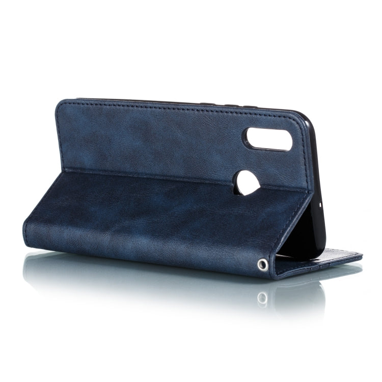 For Huawei Honor 10 Lite / P Smart 2019 / Nova 3 Lite Splicing Color Magnetic Hem Horizontal Flip Leather Case with Holder & Card Slots