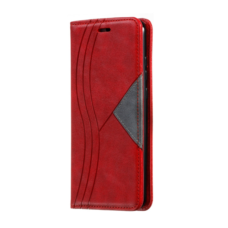 For Huawei Honor 10 Lite / P Smart 2019 / Nova 3 Lite Splicing Color Magnetic Hem Horizontal Flip Leather Case with Holder & Card Slots