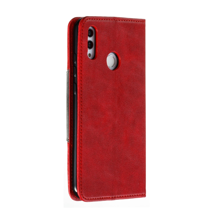 For Huawei Honor 10 Lite / P Smart 2019 / Nova 3 Lite Splicing Color Magnetic Hem Horizontal Flip Leather Case with Holder & Card Slots