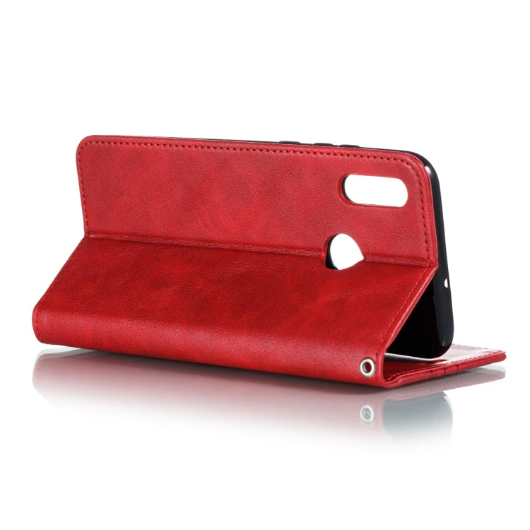 For Huawei Honor 10 Lite / P Smart 2019 / Nova 3 Lite Splicing Color Magnetic Hem Horizontal Flip Leather Case with Holder & Card Slots