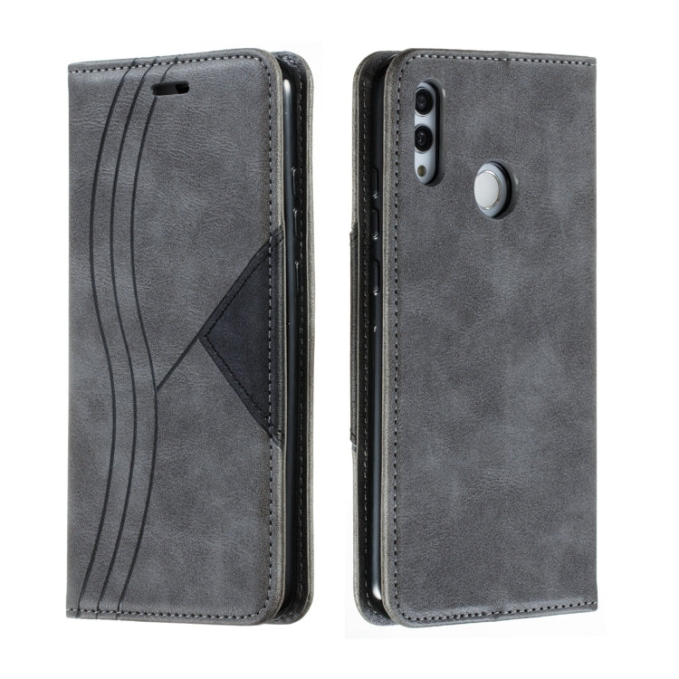 For Huawei Honor 10 Lite / P Smart 2019 / Nova 3 Lite Splicing Color Magnetic Hem Horizontal Flip Leather Case with Holder & Card Slots