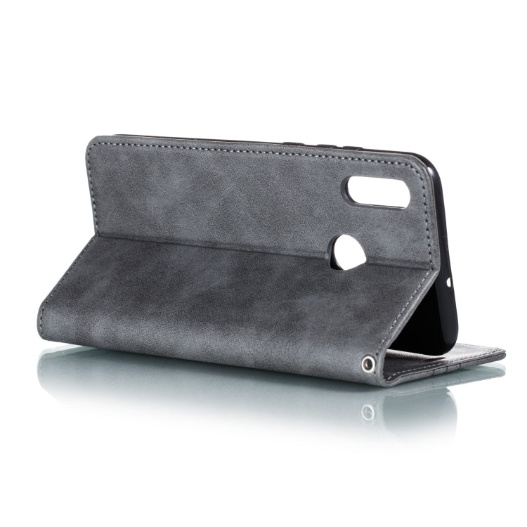 For Huawei Honor 10 Lite / P Smart 2019 / Nova 3 Lite Splicing Color Magnetic Hem Horizontal Flip Leather Case with Holder & Card Slots