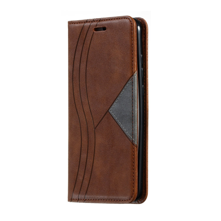 For Huawei Honor 10 Lite / P Smart 2019 / Nova 3 Lite Splicing Color Magnetic Hem Horizontal Flip Leather Case with Holder & Card Slots