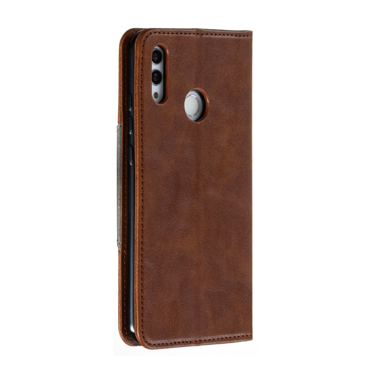 For Huawei Honor 10 Lite / P Smart 2019 / Nova 3 Lite Splicing Color Magnetic Hem Horizontal Flip Leather Case with Holder & Card Slots