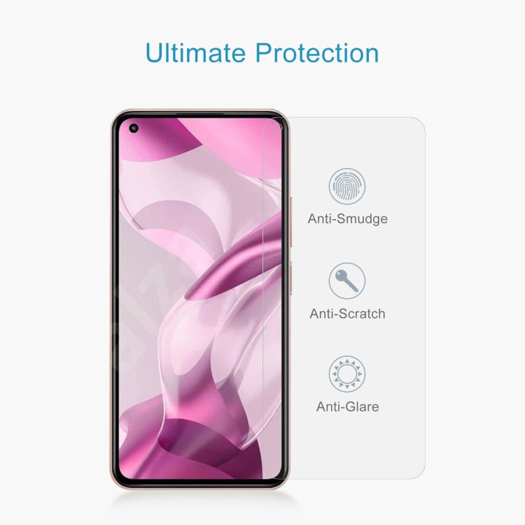 For Xiaomi Mi 11 Lite 5G NE / Mi 11 Lite 5G 50 PCS 0.26mm 9H 2.5D Tempered Glass Film