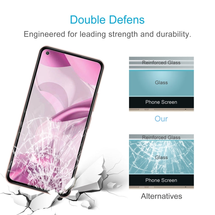 For Xiaomi Mi 11 Lite 5G NE / Mi 11 Lite 5G 50 PCS 0.26mm 9H 2.5D Tempered Glass Film