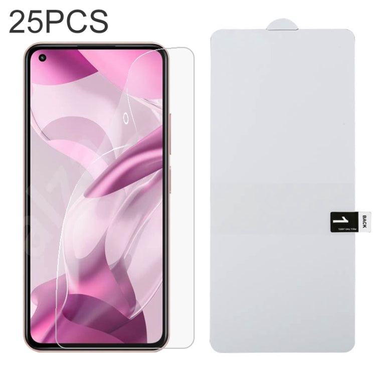 For Xiaomi Mi 11 Lite 5G NE 25 PCS Full Screen Protector Explosion-proof Hydrogel Film