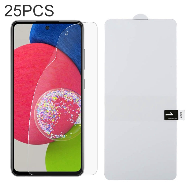 For Samsung Galaxy A52s 5G 25 PCS Full Screen Protector Explosion-proof Hydrogel Film
