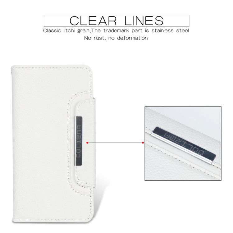 For iPhone 11 Separable Litchi Texture Flip Leather Case with Holder & Card Slot & Wallet