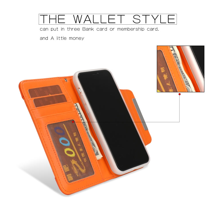 For iPhone 11 Separable Litchi Texture Flip Leather Case with Holder & Card Slot & Wallet