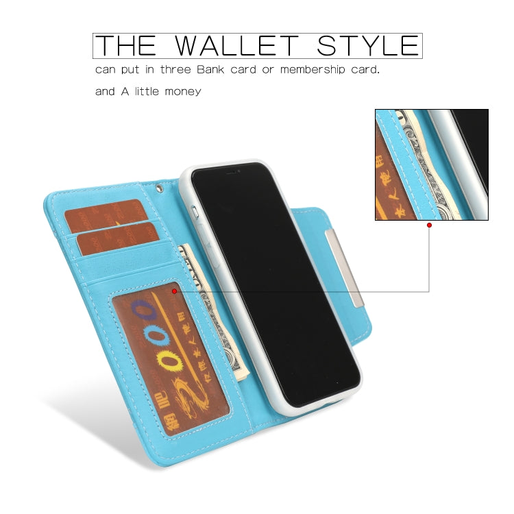 For iPhone 11 Separable Litchi Texture Flip Leather Case with Holder & Card Slot & Wallet