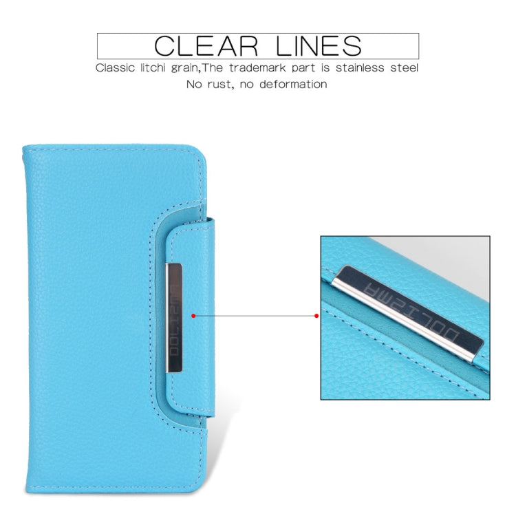 For iPhone 11 Separable Litchi Texture Flip Leather Case with Holder & Card Slot & Wallet