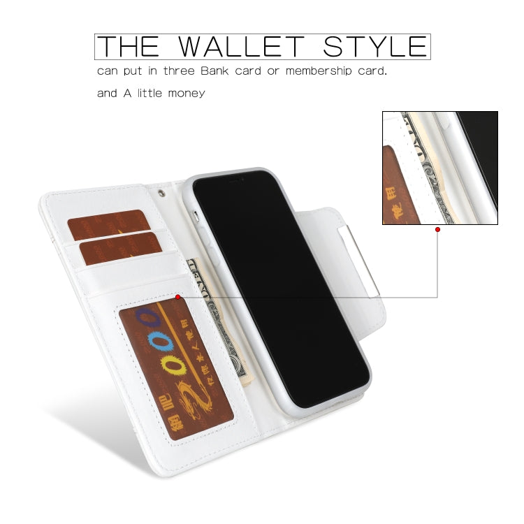For iPhone 11 Pro Separable Litchi Texture Flip Leather Case with Holder & Card Slot & Wallet