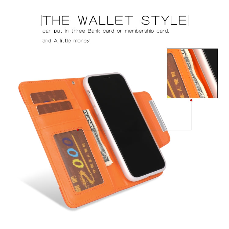 For iPhone 11 Pro Max Separable Litchi Texture Flip Leather Case with Holder & Card Slot & Wallet