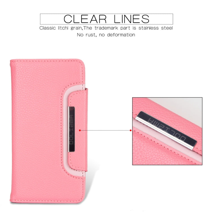 For iPhone 11 Pro Max Separable Litchi Texture Flip Leather Case with Holder & Card Slot & Wallet