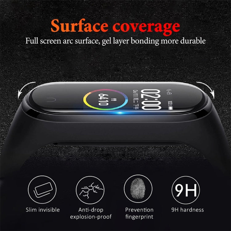 50 PCS For Xiaomi Mi Band 6 / 5 / 4 Composite Silk Screen Film Smart Watch Protective Film