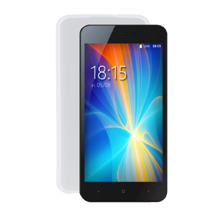 TPU Phone Case For Wiko BQ-5044(Transparent White)