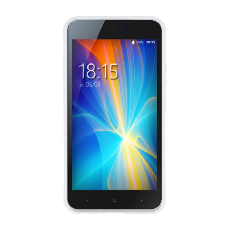 TPU Phone Case For Wiko BQ-5044(Transparent White)